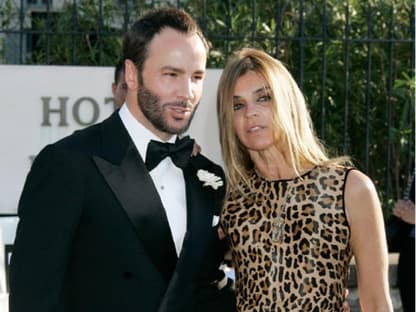 Tom Ford kam gemeinsam mit Carine Roitfeld, Chefredakteurin der französischen Vogue