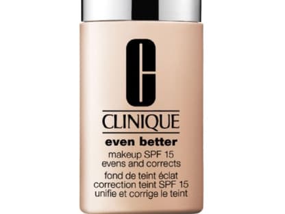 Leichte, ölfreie Foundation: "Even Better Makeup SPF 15" von Clinique, ca. 45 Euro  
