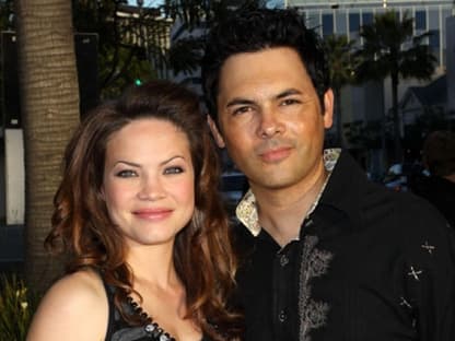 Auch im Baby-Glück: Michael Saucedo mit Rebecca Herbst