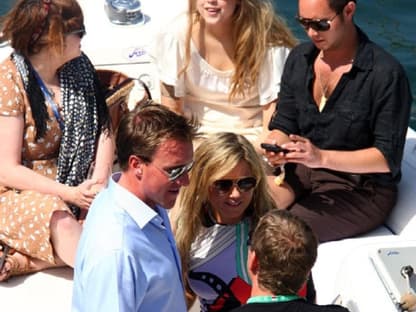 Promi-Auflauf: Auch Geri Halliwell besucht die Yacht