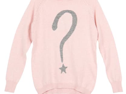 Any Questions?- Der kuschelweiche Pullover lässt keine Wünsche öffen. Von Bershka, ca. 25 Euro