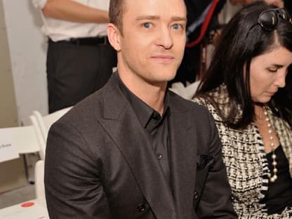 Justin Timberlake schaute sich die Show von Oscar De La Renta an