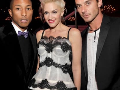 Musikalisches Trio: Pharell Williams, Gwen Stefani und Gavin Rossdale