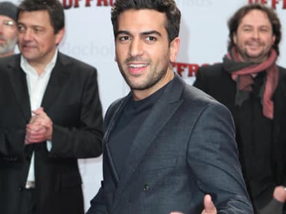 Frauenschwarm Elyas M'Barek zeigte sich allerbester Laune