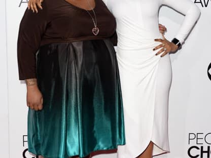 Jennifer Hudson (r.) brachte ihre Schwester Julia mit zum Event nach Los Angeles