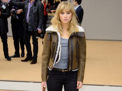 Das Who-is-Who der Mode- und Showbranche kam auf Einladung von Designer Christopher Bailey zur Show von´ Burberry Prorsum. Model Suki Waterhouse (Bradley Coopers Freundin) gehörte zu den Star-Gästen