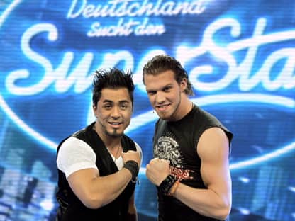 Mike Leon Grosch und Tobias Regner bei DSDS