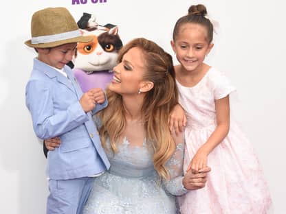 Jennifer Lopez mit ihren beiden Kindern