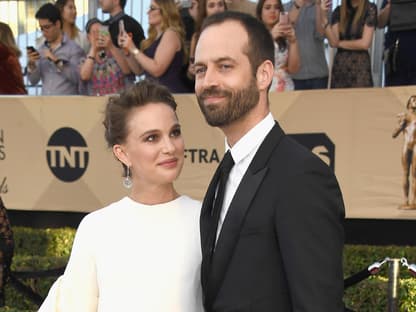 Natalie Portman und Benjamin Millepied auf einem Event.