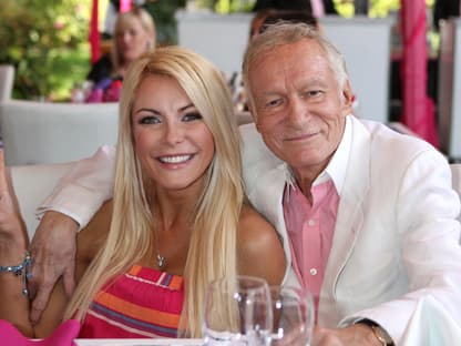 Crystal und Hugh Hefner