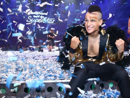 Prince Damien nach seinem Sieg bei DSDS