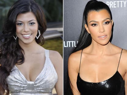 Kourtney Kardashian früher und heute