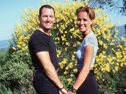  Sonja Zietlow und ihr Lebensgefährte Andre Hegger 1998