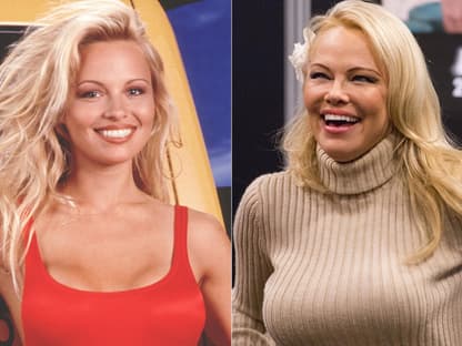 Pamela Anderson früher und heute