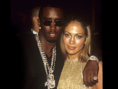 P. Diddy & Jennifer Lopez kuscheln