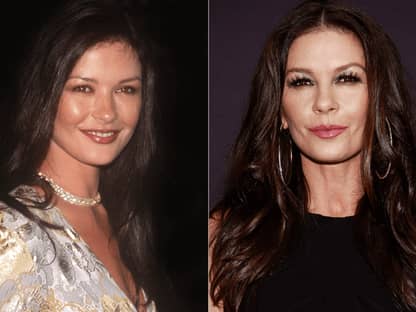 Catherine Zeta-Jones früher und heute