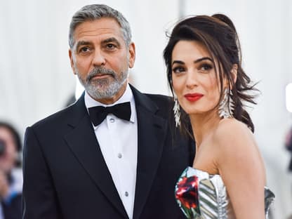 George Clooney und seine Frau Amal.