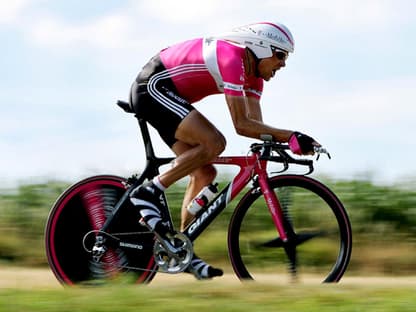 Jan Ullrich auf dem Fahrrad