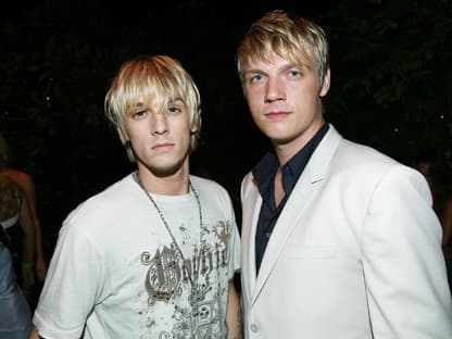 Die Brüder Aaron und Nick Carter.