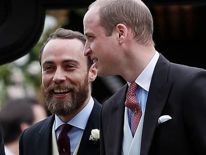 James Middleton und Prinz William.