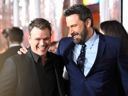 Matt Damon und Ben Affleck lachen