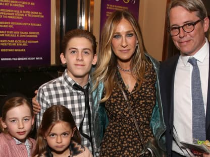 Sarah Jessica Parker mit ihren Kindern Tabitha, Marion und John sowie Ehemann Matthew Broderick