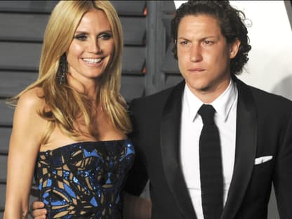 Heidi Klum Arm in Arm mit Vito Schnabel auf dem Roten Teppich