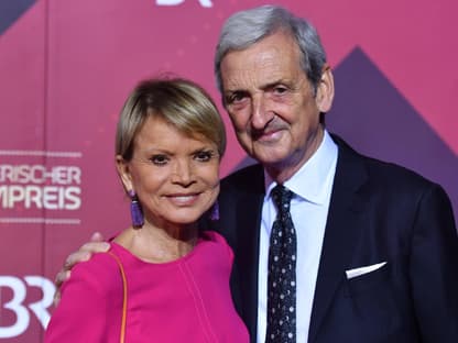 Uschi Glas und Ehemann Dieter Hermann lächeln