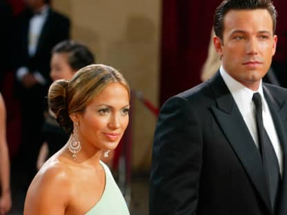 Jennifer Lopez und Ben Affleck früher