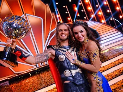 Rúrik Gíslason und Renata Lusin bei "Let's Dance"