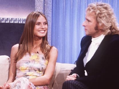 Heidi Klum und Thomas Gottschalk in den 90ern.