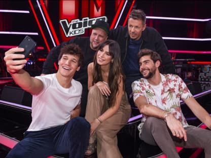 Die "The Voice Kids"-Coaches im Sat.1-Studio