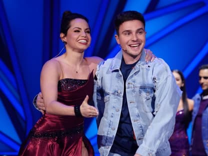 Christina und Luca Hänni glücklich bei "Let's Dance"