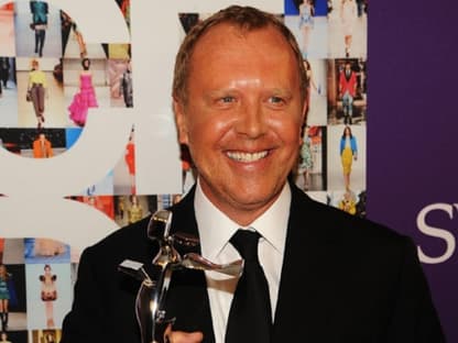 Große Freude auch bei Star-Designer Michael Kors. Ihm wurde eine Auszeichnung für sein Lebenswerk überreicht