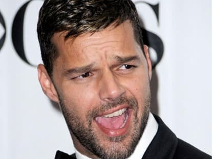 Ricky Martin versprühte gute Laune