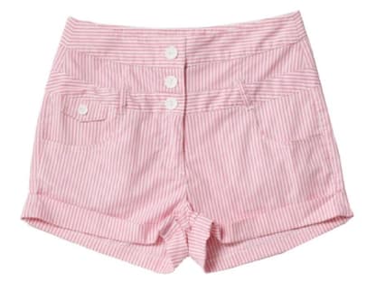 Mit dieser Hose segeln wir in den Sonnenuntergang - Capri kann kommen. Shorts von C&A, ca. 15 Euro