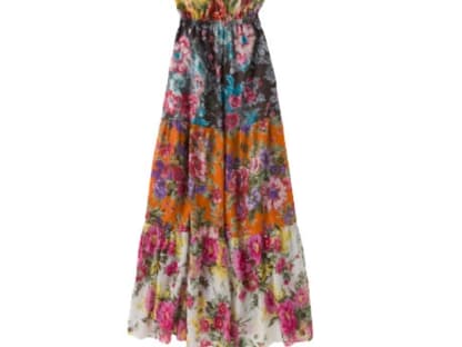 Blumenwiese für die Stadt: Kleid von Naf Naf, ca. 80 Euro