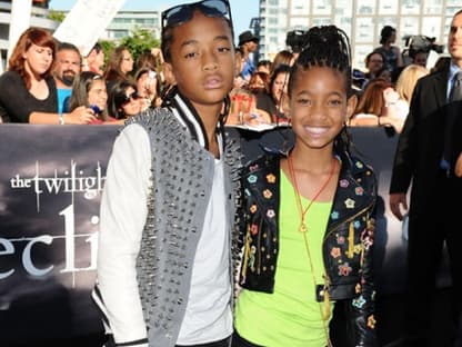 Willow und Jaden, die Kids von Will Smith und Jada Pinkett-Smith, sind schon richtige kleine Promis