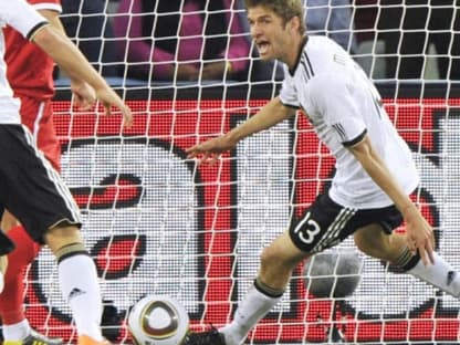 Man of the Match: Thomas Müller glänzte im Achtelfinale einmal mehr gegen den ewigen Rivalen England: Mit zwei Toren belohnte er das deutsche Team