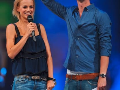 Mirjam Weichselbraun und Joko Winterscheidt moderierten den Mega-Event