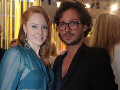 Der Designer und seine Muse: GNTM-Gewinnerin Barbara Meier feierte zusammen mit Jung-Designer Marcel Ostertag die gelungene Eröffnungsparty