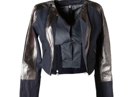 Metallic-Jacke von Gestuz, ca. 260 Euro 