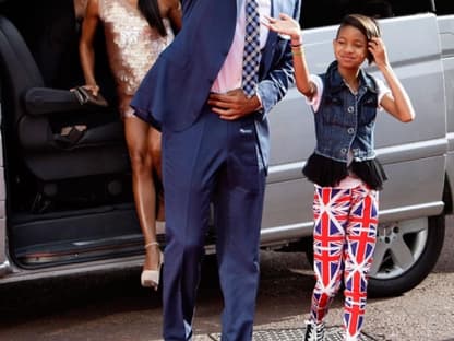 "Familie Cool" und ihr großer Auftritt: Bei der Premiere von "Karate Kid" in London brachte Jaden seine ganze Familie mit