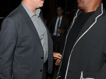 Zwei die sich verstehen: Will Ferrell im Gespräch mit Samuel L. Jackson