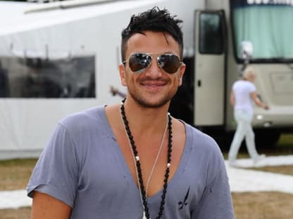 Peter André feierte ebenfalls beim "V-Festival" mit