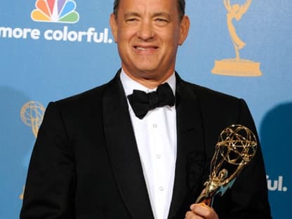 Tom Hanks erhielt den Emmy für die Produktion der Serie "The Pacific"