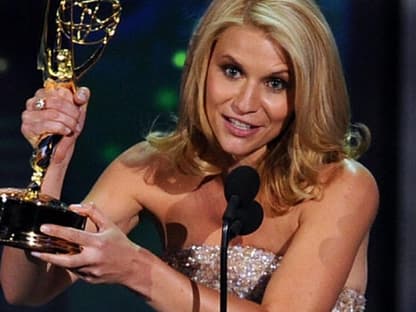 Claire Danes bedankt sich für den Preis