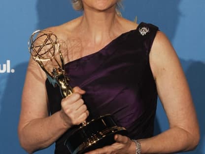 Jane Lynch ist nicht nur die beste Nebendarstellerin ("Glee"), sondern die bezauberndste Dame des Abends