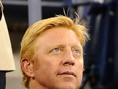 Tennislegende Boris Becker kam auch ins USTA Billie Jean King National Tennis Center