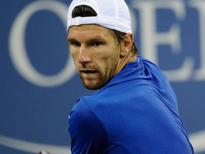 ... und der österreichische Profi Jürgen Melzer. Federer siegte mit 6:3, 7:6 und 6:3 und steht somit im Viertelfinale der US Open